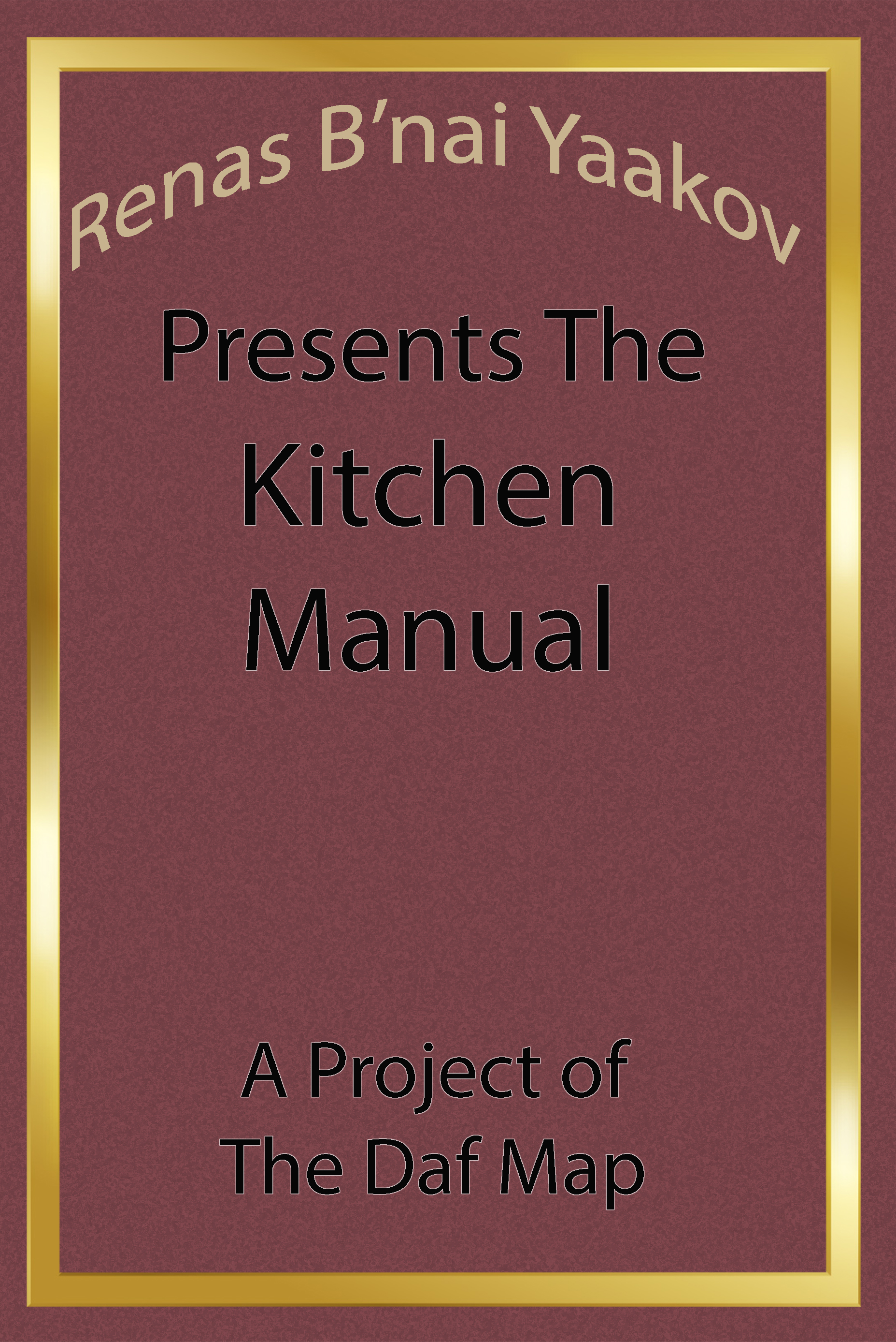 Kitchen Manual